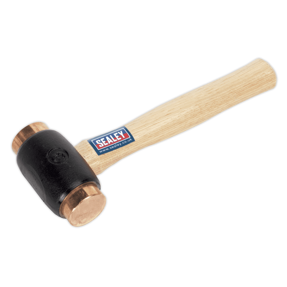 Sealey Copper Faced Hammer 4.3lb Hickory Shaft Model No-CFH04