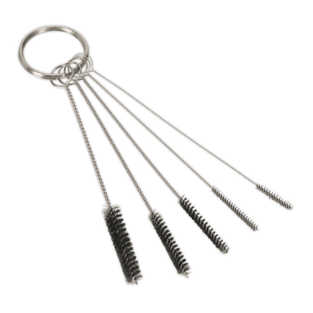 Sealey Spray Gun Cleaning Mini Brush Set 5pc Model No-BSGC4