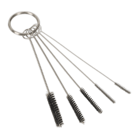 Sealey Spray Gun Cleaning Mini Brush Set 5pc Model No-BSGC4