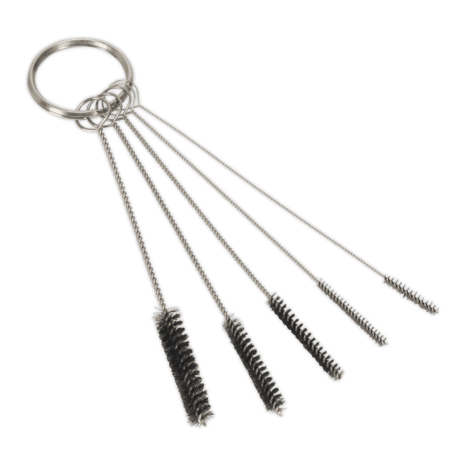 Sealey Spray Gun Cleaning Mini Brush Set 5pc Model No-BSGC4