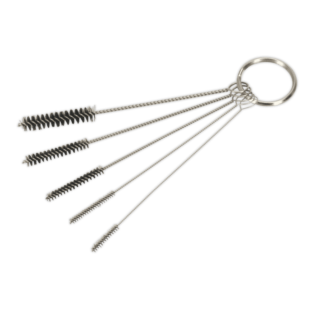 Sealey Spray Gun Cleaning Mini Brush Set 5pc Model No-BSGC4
