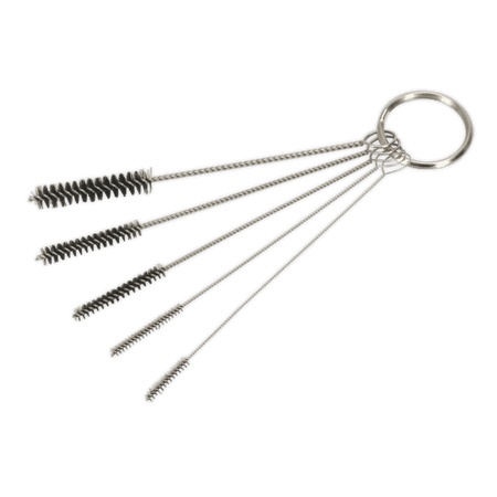 Sealey Spray Gun Cleaning Mini Brush Set 5pc Model No-BSGC4