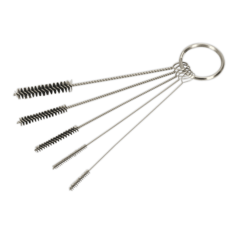 Sealey Spray Gun Cleaning Mini Brush Set 5pc Model No-BSGC4