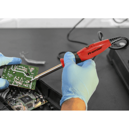 Sealey Professional Soldering Iron with Long Life Tip Dual Wattage 15/30W/230V Model No-SD1530