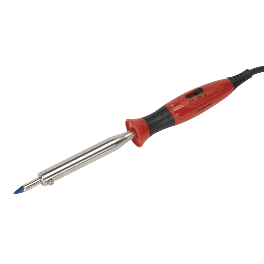 Sealey Professional Soldering Iron with Long Life Tip Dual Wattage 40/80W/230V Model No-SD4080