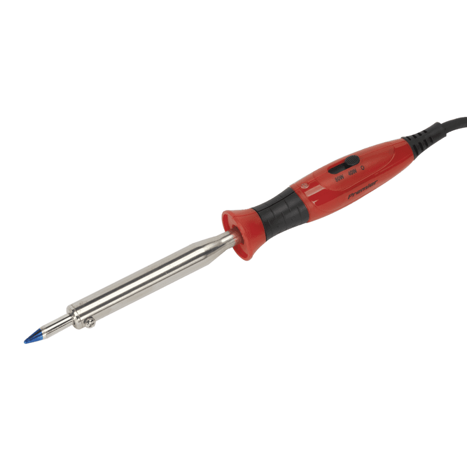 Sealey Professional Soldering Iron with Long Life Tip Dual Wattage 40/80W/230V Model No-SD4080