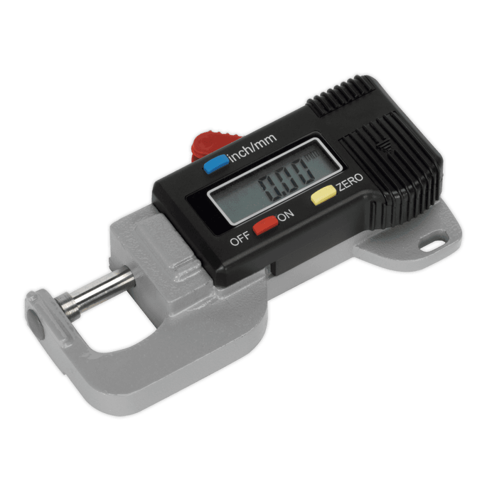 Sealey Digital External Micrometer 0-12.7mm/0-0.5" Model No-AK9638D