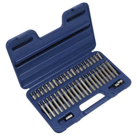 Sealey Topchest & Rollcab Combination 10 Drawer with Ball Bearing Runners - Black with 147pc Tool Kit Model No-APCOMBOBBTK56