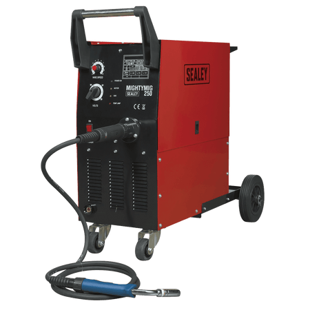 Sealey Professional Gas/No-Gas MIG Welder 250Amp with Euro Torch Model No-MIGHTYMIG250