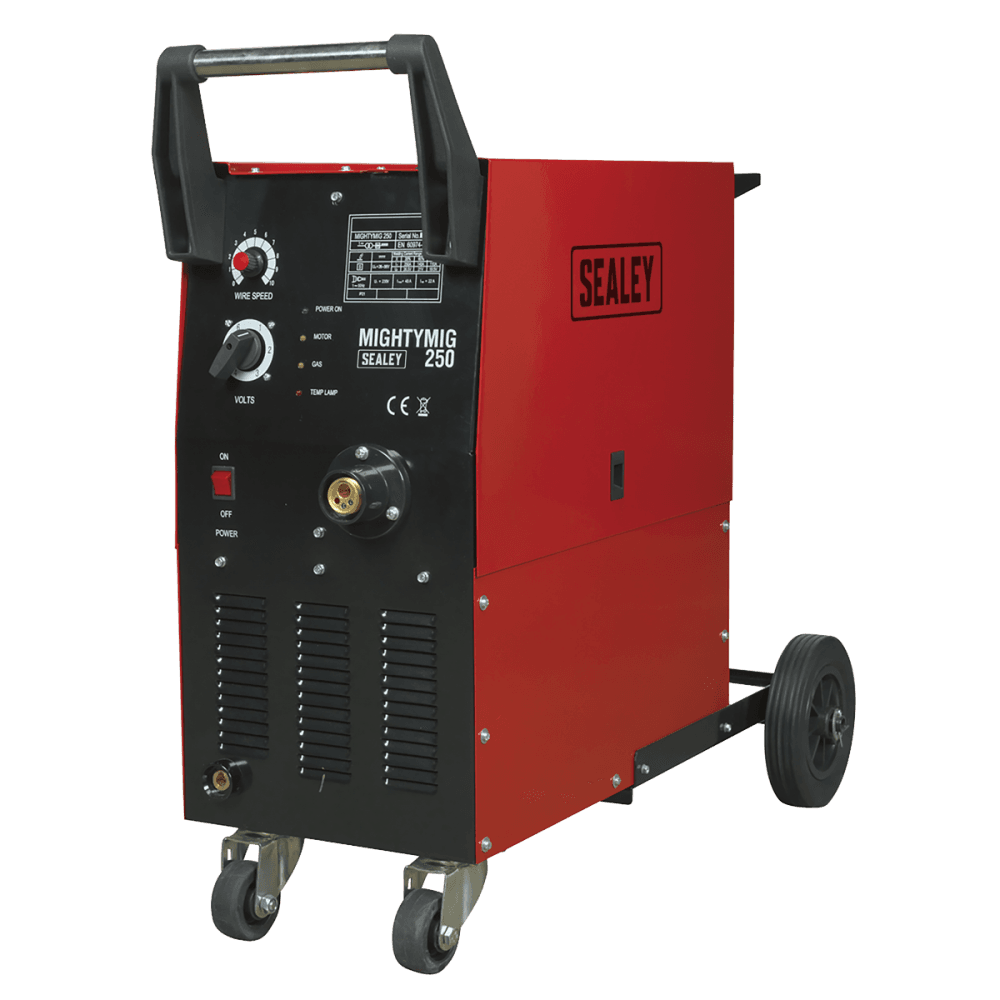 Sealey Professional Gas/No-Gas MIG Welder 250Amp with Euro Torch Model No-MIGHTYMIG250