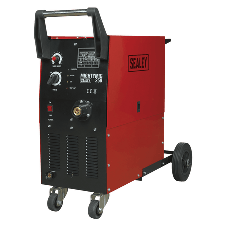Sealey Professional Gas/No-Gas MIG Welder 250Amp with Euro Torch Model No-MIGHTYMIG250