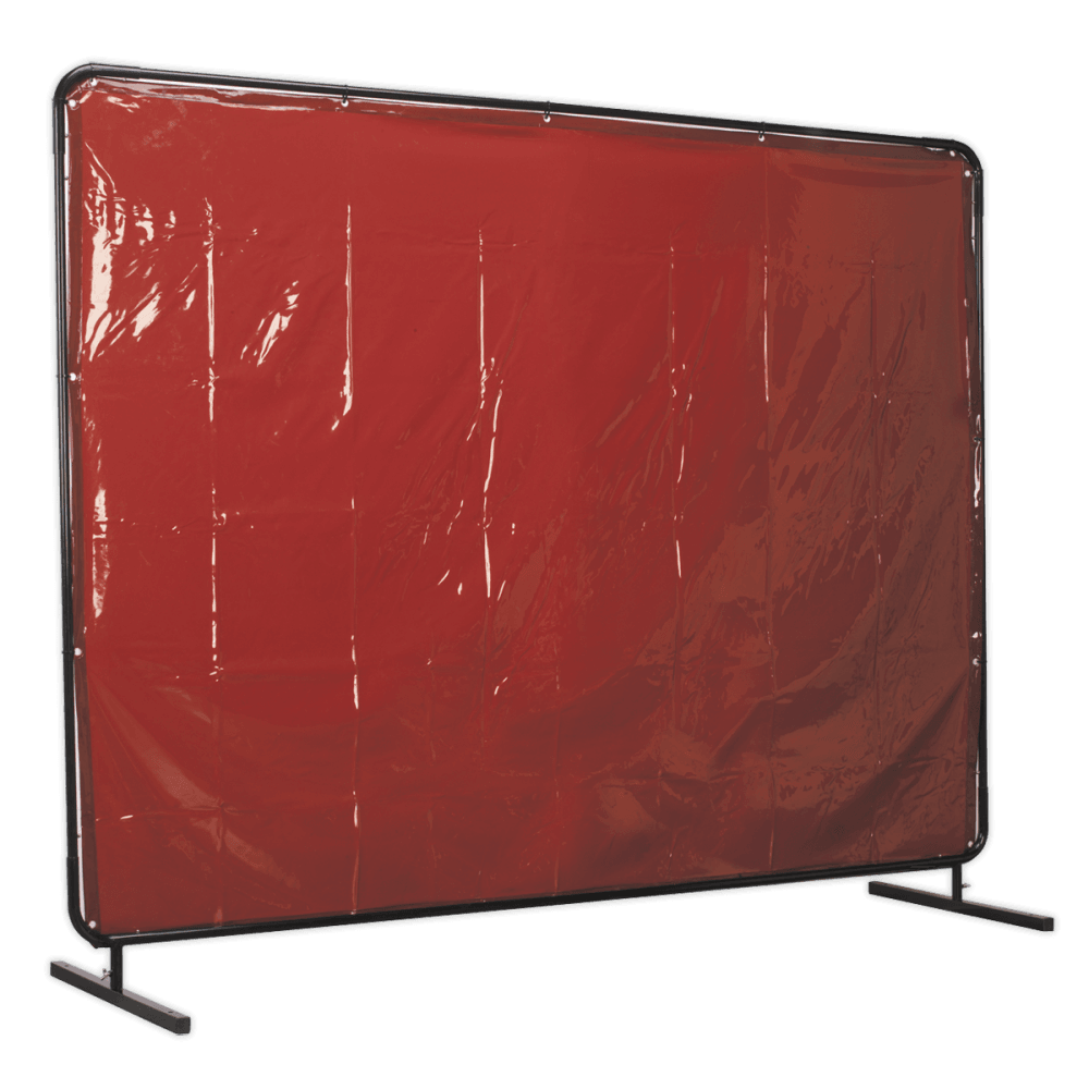 Sealey Workshop Welding Curtain to BS EN 1598 & Frame 2.4 x 1.75mtr Model No-SSP993