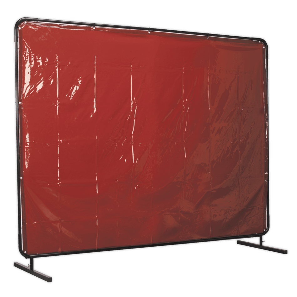 Sealey Workshop Welding Curtain to BS EN 1598 & Frame 2.4 x 1.75mtr Model No-SSP993