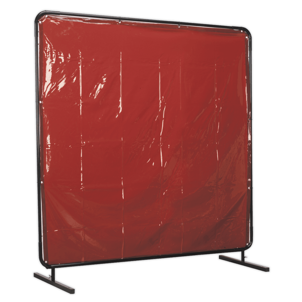 Sealey Workshop Welding Curtain to BS EN 1598 & Frame 1.8 x 1.75mtr Model No-SSP992