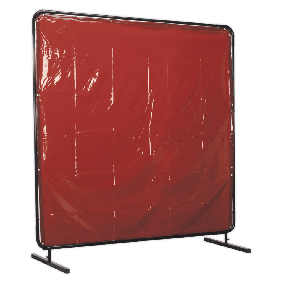 Sealey Workshop Welding Curtain to BS EN 1598 & Frame 1.8 x 1.75mtr Model No-SSP992