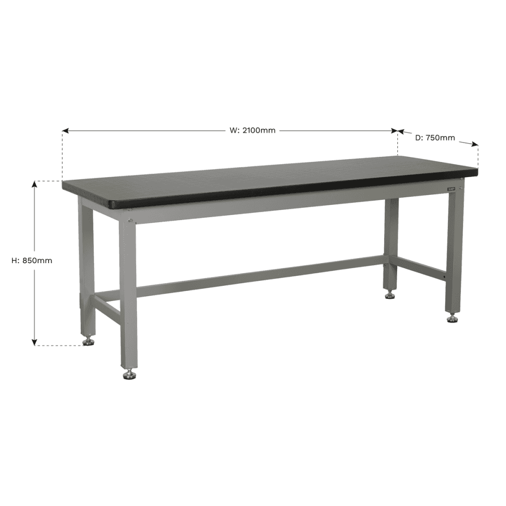 Sealey Workbench Steel Industrial 2.1mtr Model No-API2100