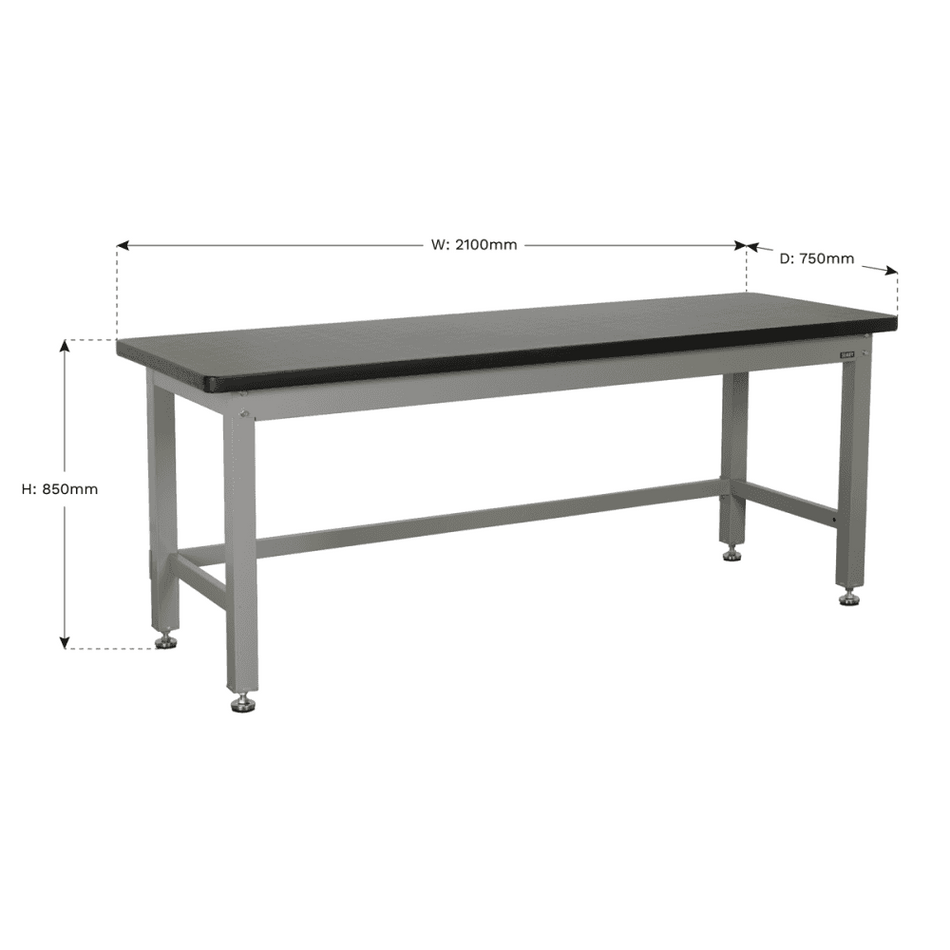 Sealey Workbench Steel Industrial 2.1mtr Model No-API2100