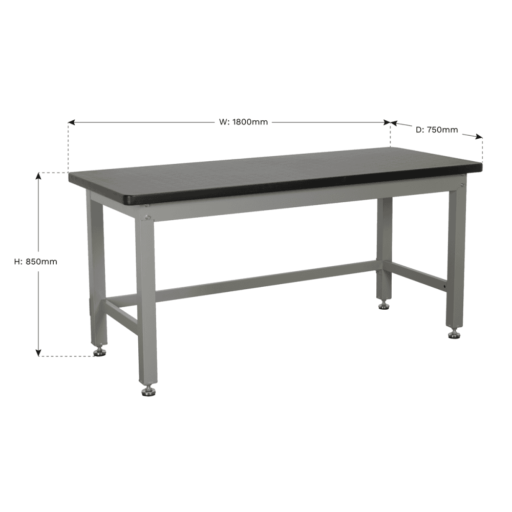 Sealey Workbench Steel Industrial 1.8mtr Model No-API1800