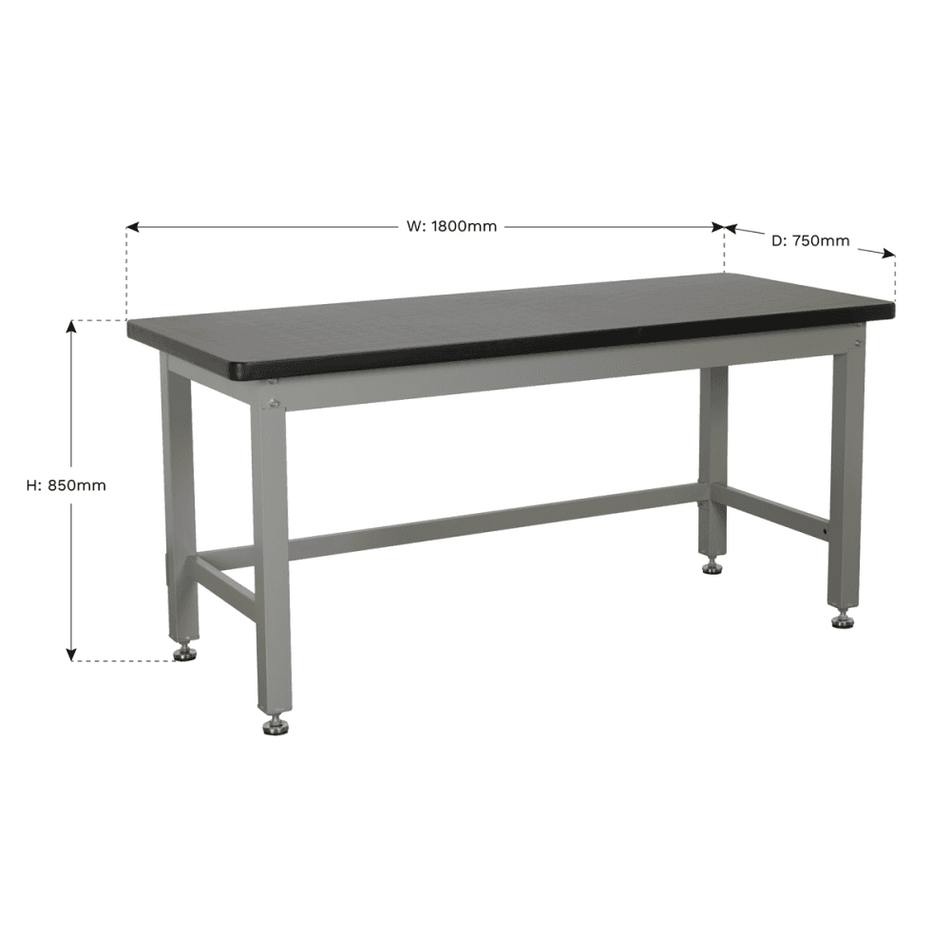 Sealey Workbench Steel Industrial 1.8mtr Model No-API1800
