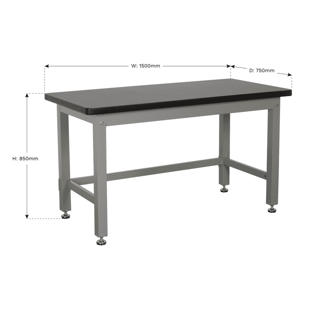 Sealey Workbench Steel Industrial 1.5mtr Model No-API1500