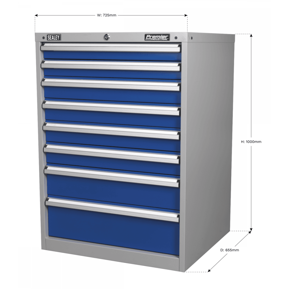 Sealey Cabinet Industrial 8 Drawer Model No-API7238