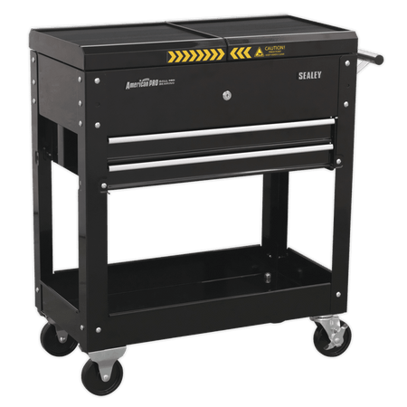 Sealey Mobile Tool & Parts Trolley - Black Model No-AP705MB