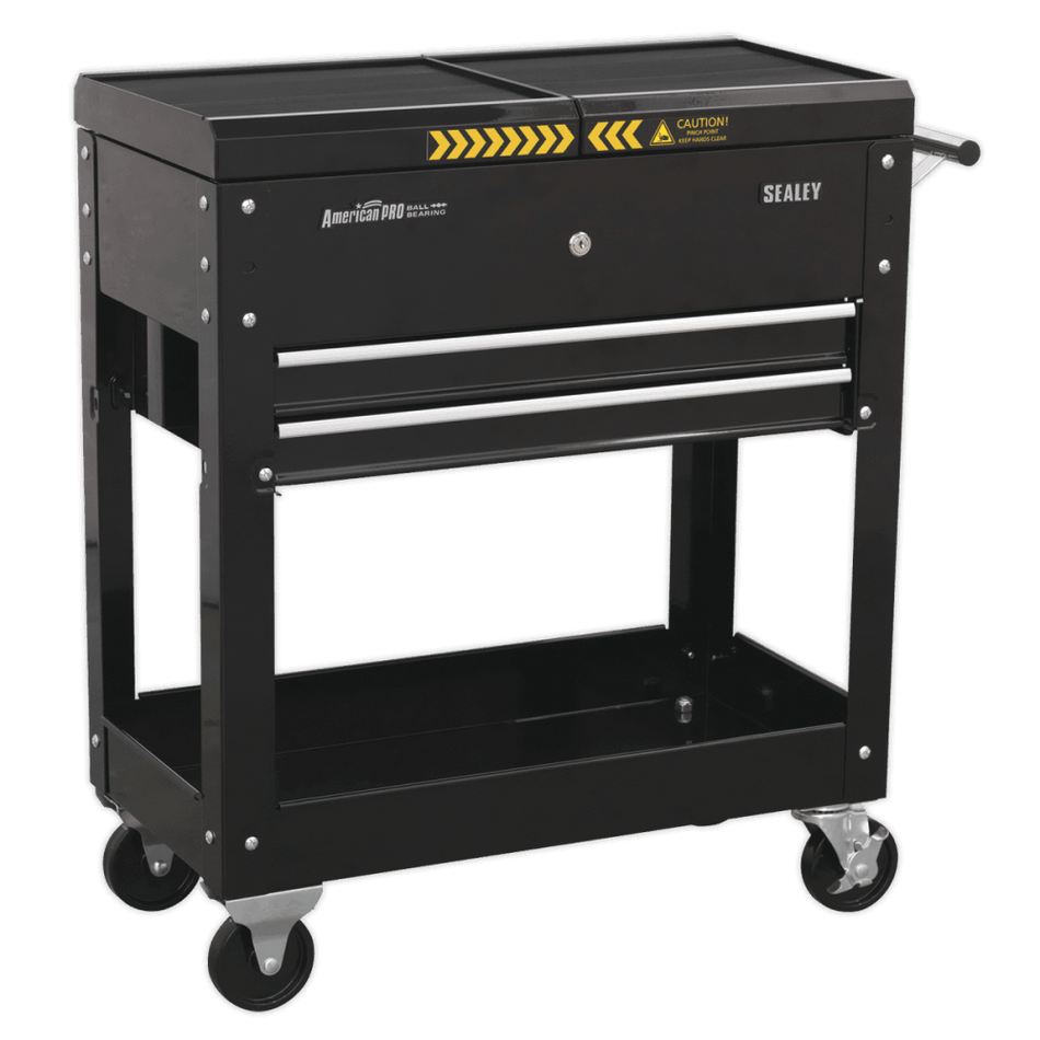Sealey Mobile Tool & Parts Trolley - Black Model No-AP705MB
