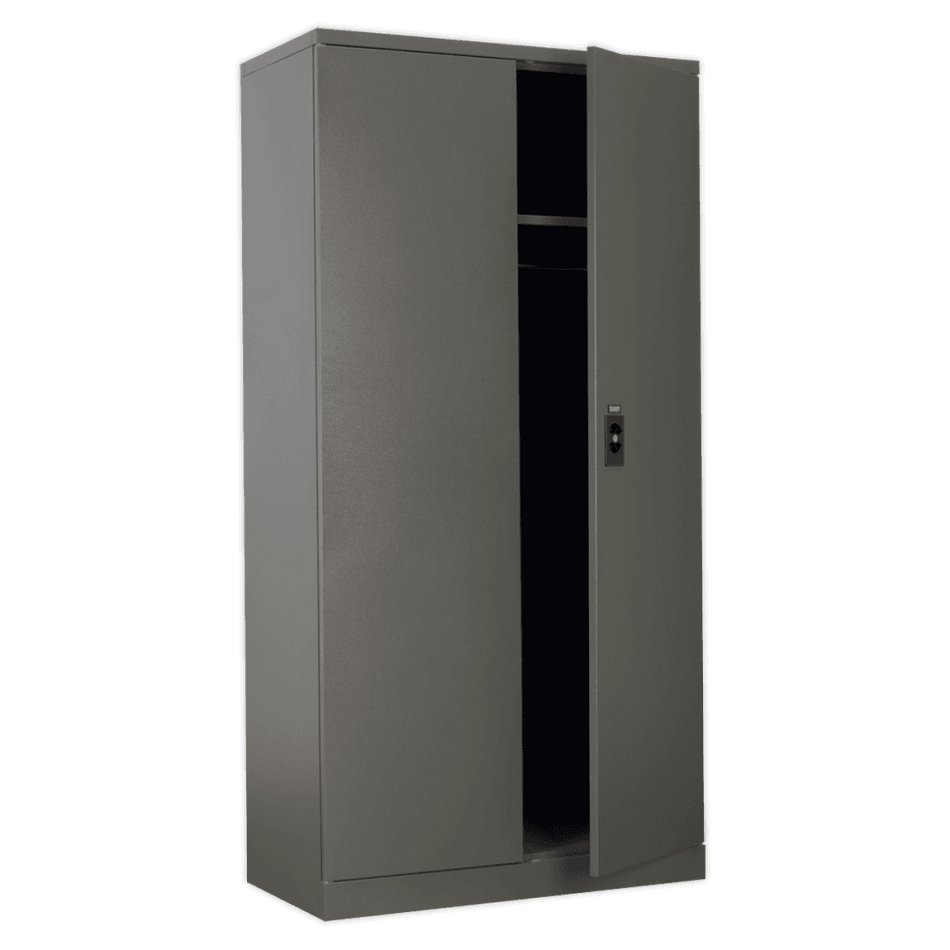 Sealey Floor Cabinet 6 Shelf plus Hanging Rail 2 Door Model No-SC02