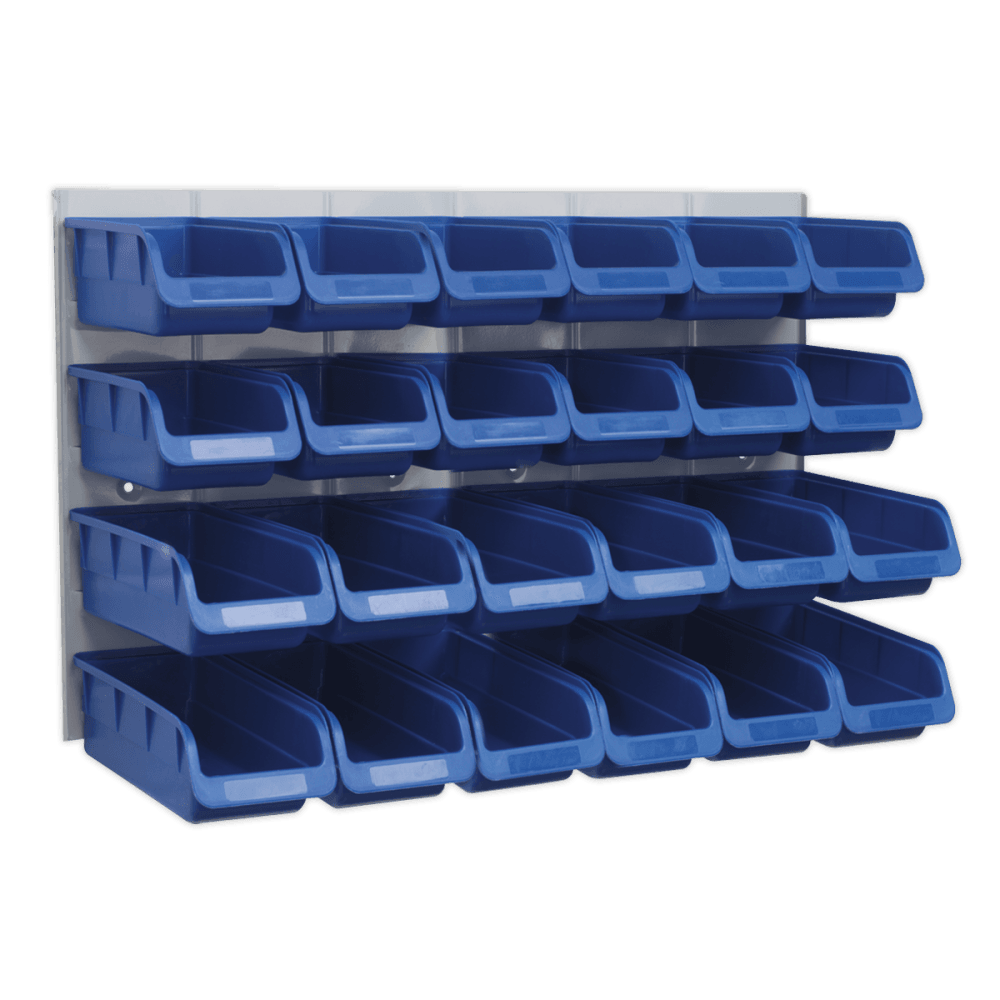 Sealey Bin & Panel Combination 24 Bins - Blue Model No-TPS131