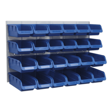 Sealey Bin & Panel Combination 24 Bins - Blue Model No-TPS131