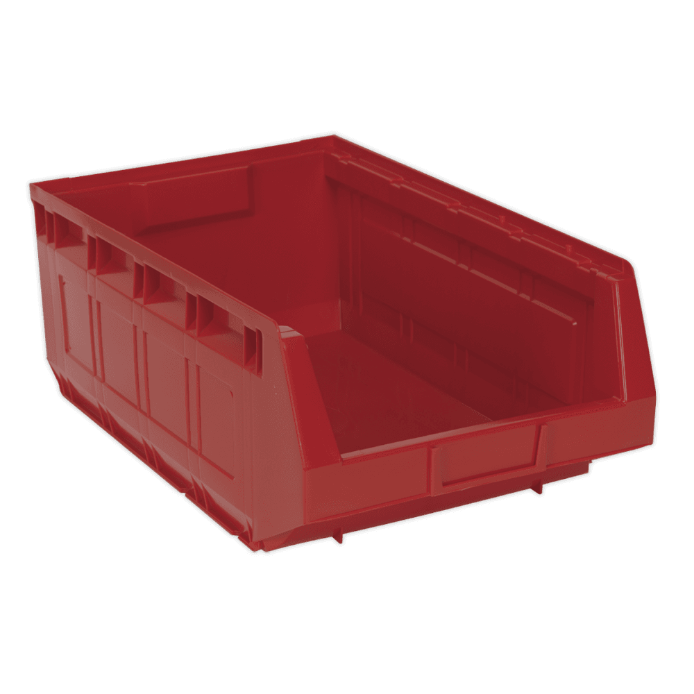 Sealey Plastic Storage Bin 310 x 500 x 190mm - Red Pack of 6 Model No-TPS56R