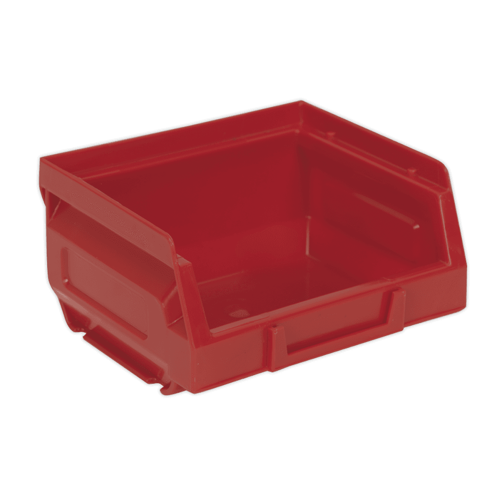 Sealey Plastic Storage Bin 103 x 85 x 53mm - Red Pack of 24 Model No-TPS124R