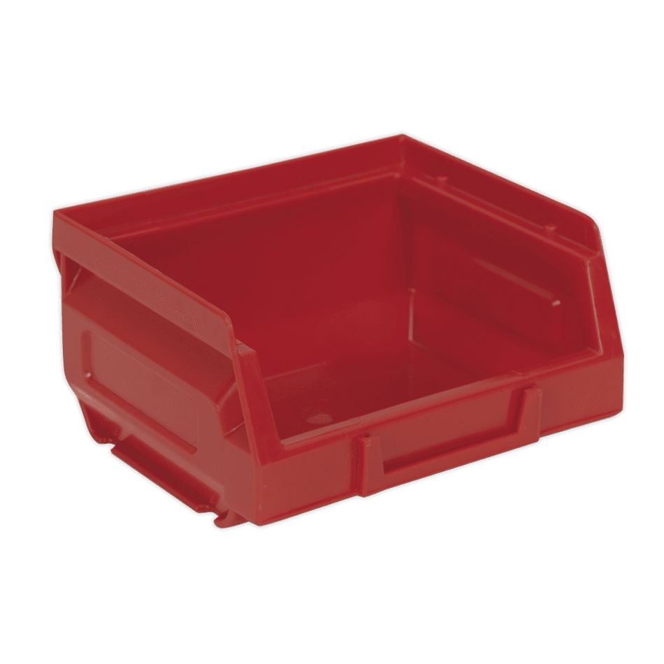 Sealey Plastic Storage Bin 103 x 85 x 53mm - Red Pack of 24 Model No-TPS124R