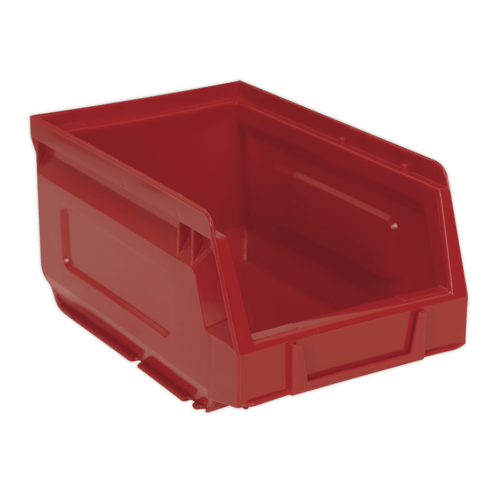 Sealey Plastic Storage Bin 105 x 165 x 83mm - Red Pack of 24 Model No-TPS224R
