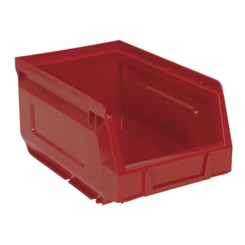 Sealey Plastic Storage Bin 105 x 165 x 83mm - Red Pack of 24 Model No-TPS224R