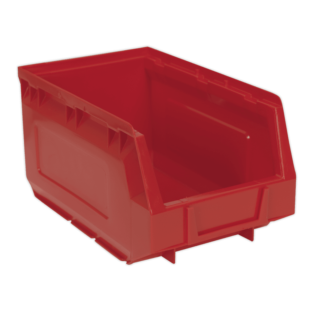 Sealey Plastic Storage Bin 148 x 240 x 128mm - Red Pack of 24 Model No-TPS324R