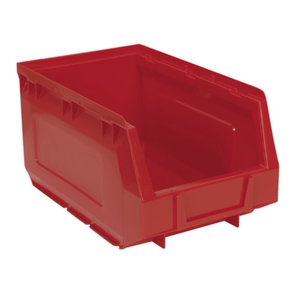 Sealey Plastic Storage Bin 148 x 240 x 128mm - Red Pack of 24 Model No-TPS324R
