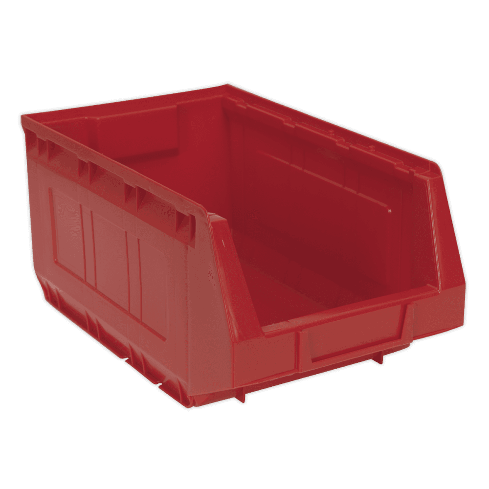 Sealey Plastic Storage Bin 209 x 356 x 164mm - Red Pack of 12 Model No-TPS412R
