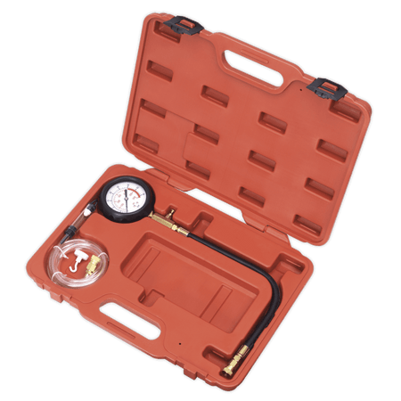 Sealey Diesel Compression Gauge, Hose & TDC Base Kit Model No-VSE3157