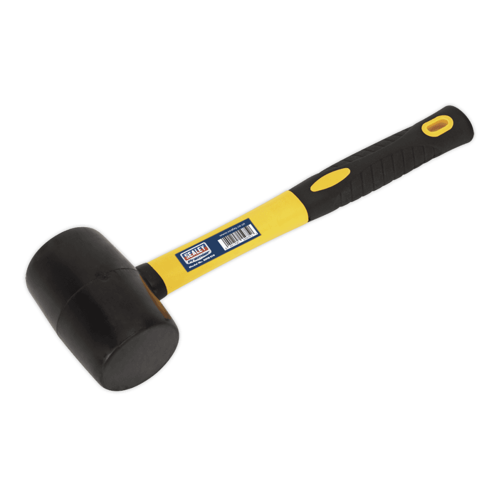 Sealey Rubber Mallet 1lb Fibreglass Shaft Model No-RMB100
