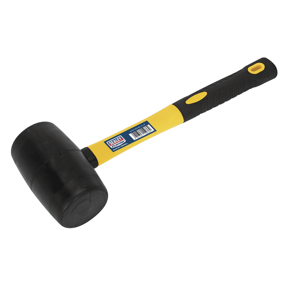Sealey Rubber Mallet 1.5lb Fibreglass Shaft Model No-RMB150