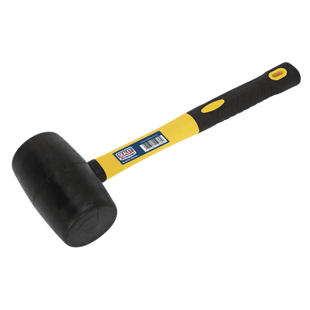 Sealey Rubber Mallet 1.5lb Fibreglass Shaft Model No-RMB150