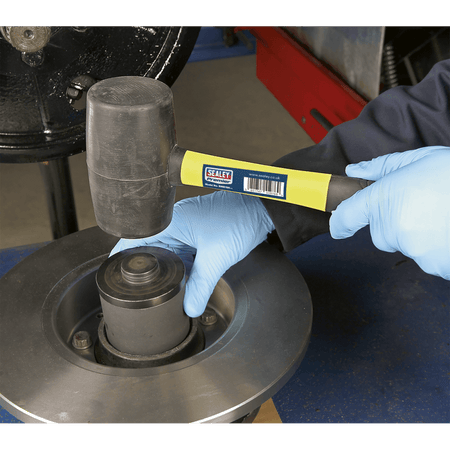 Sealey Rubber Mallet 1.5lb Fibreglass Shaft Model No-RMB150