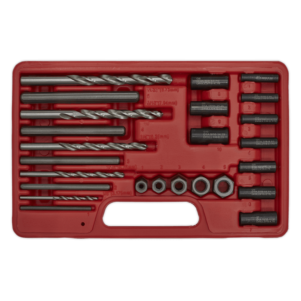 Sealey Stud Extractor Set 25pc Model No-VS7233