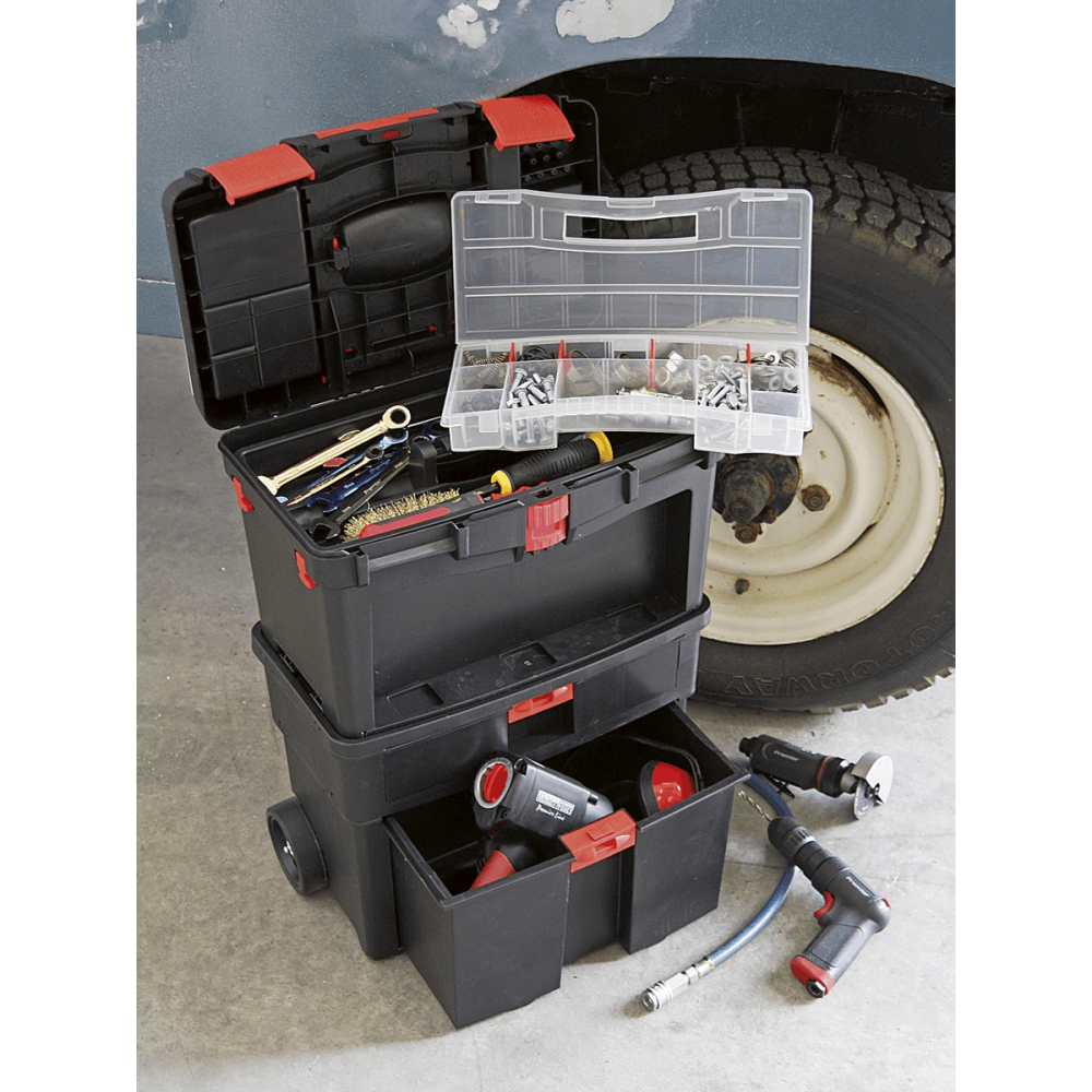 Sealey Mobile Tool Chest with Tote Tray & Removable Assortment Box Model No-AP850