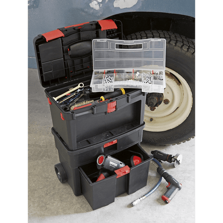Sealey Mobile Tool Chest with Tote Tray & Removable Assortment Box Model No-AP850