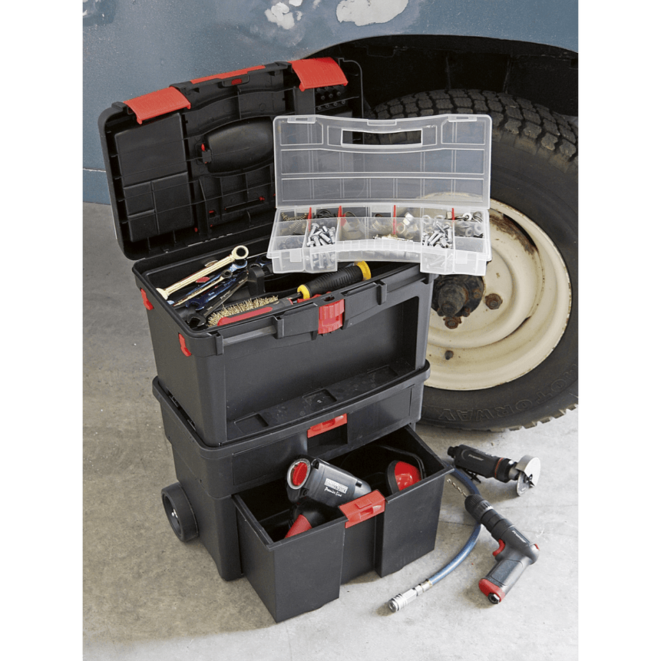 Sealey Mobile Tool Chest with Tote Tray & Removable Assortment Box Model No-AP850