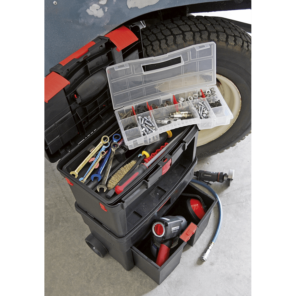 Sealey Mobile Tool Chest with Tote Tray & Removable Assortment Box Model No-AP850