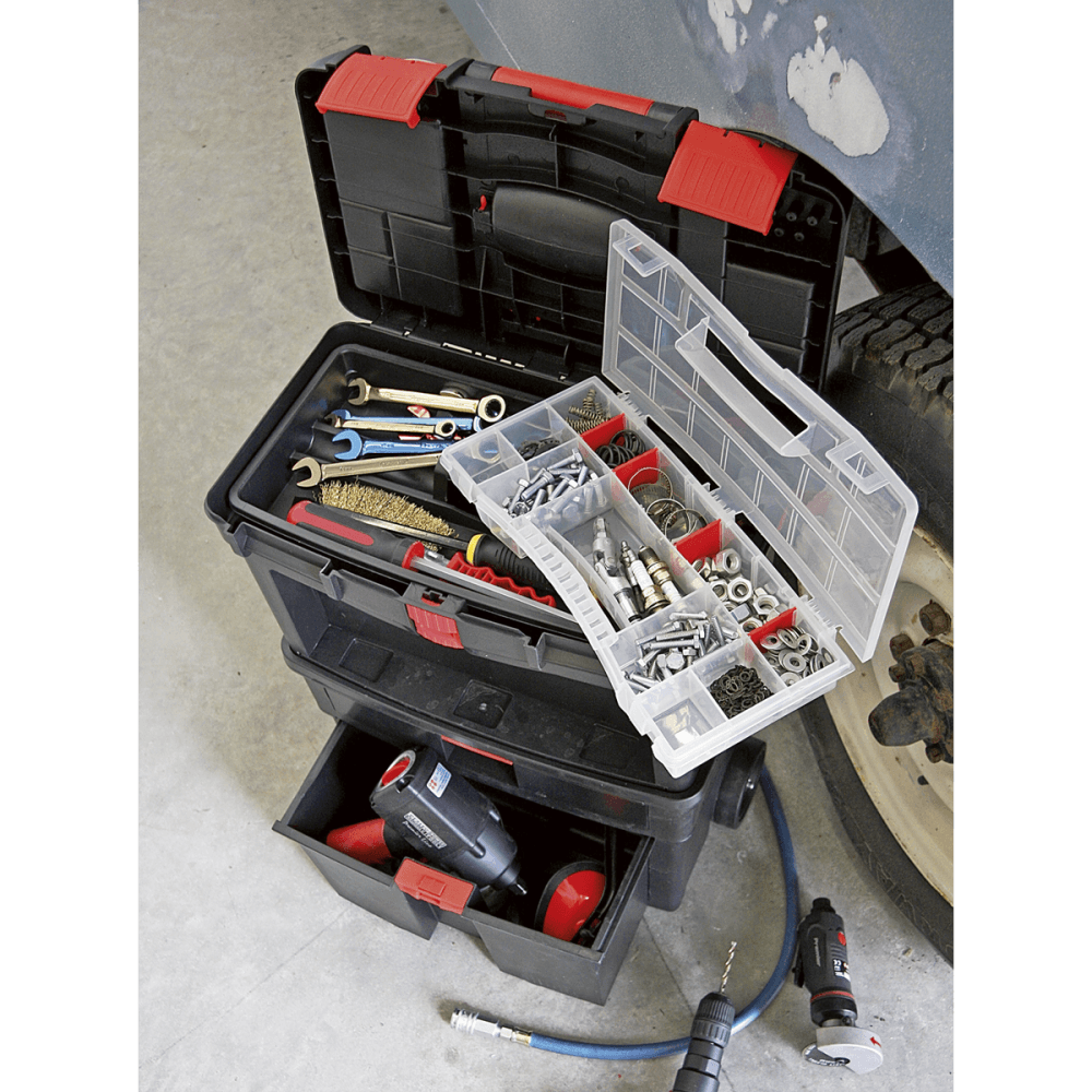 Sealey Mobile Tool Chest with Tote Tray & Removable Assortment Box Model No-AP850