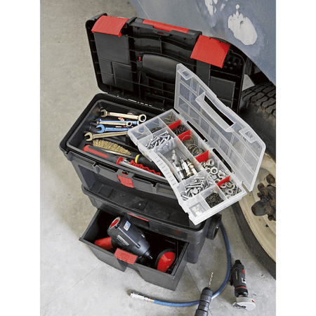 Sealey Mobile Tool Chest with Tote Tray & Removable Assortment Box Model No-AP850